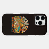レトロ70'sサンフランシスコ グルービー iPhoneケース (裏面横)