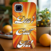 レトロ70sスタイルオレンジサンレイズ「Don't Call Me」 Case-Mate iPhoneケース
