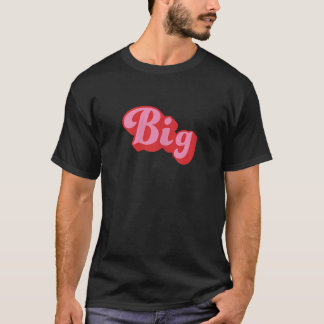 レトロ70sスタイルビッグ・リビールソロリティ・ビッグ・リトルウィー tシャツ