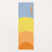 レトロ70sスタイル ヨガマット (正面)