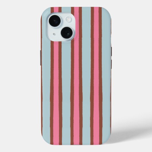 レトロ70sストライプタウンフォンケース Case-Mate iPhoneケース (裏面)