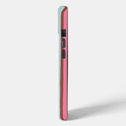 レトロ70sストライプタウンフォンケース Case-Mate iPhoneケース (裏面 / 左)