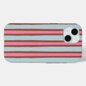 レトロ70sストライプタウンフォンケース Case-Mate iPhoneケース (裏面 (横))