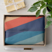 レトロ70sストライプGroovy 薄葉紙 (ギフト)