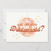 レトロ70sディスコのカスタムブリデスメイド提案カード シーズンカード (正面)