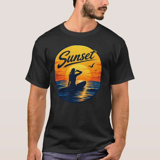レトロ70'sデザイン tシャツ (正面)