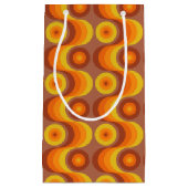 レトロ70sパターン スモールペーパーバッグ (正面)