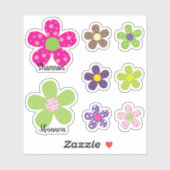 レトロ70sヒッパイボホスタイル シール (シート)