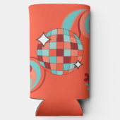 レトロ70sフォームクーラーボックス スリム缶クーラー (裏面)