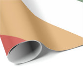 レトロ70sラッカラフルピング紙 ラッピングペーパー (ロールコーナー)