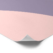 レトロ70sレインボーデイジー誕生日ウェルカムサイン ポスター (角)