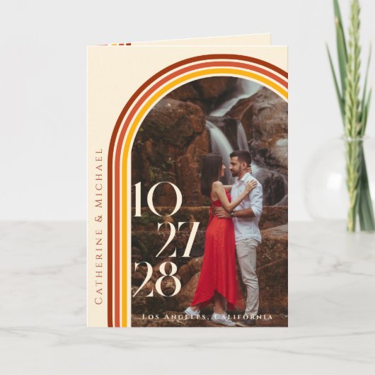 レトロ70sレインボーGroovyアーチ写真 プログラム (正面)