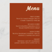 レトロ70sレインボーGroovyアーチ写真 メニュー (裏面)