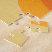 レトロ70s日が差すことの背カラフル景 ジグソーパズル (側面)