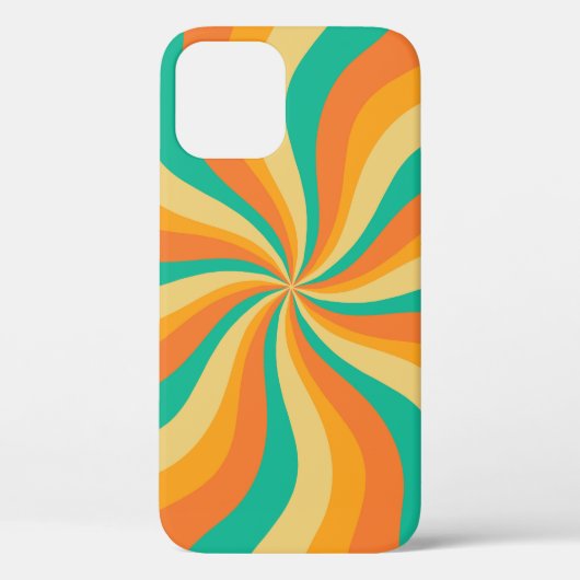 レトロ70s日が差すことの背カラフル景 Case-Mate iPhoneケース (裏面)