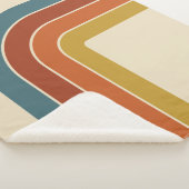 レトロ70s曲線 シェルパブランケット (3/4)