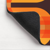 レトロ70s 60sパターンスタイル マウスパッド (コーナー)