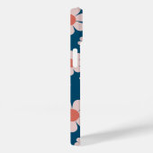 レトロ70s Groovyデイジーパターン名の追加 Case-Mate iPhoneケース (裏面 / 右)