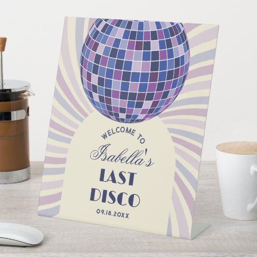 レトロ70s Groovy最後のディスコバチェロレッテへようこそ 台座サイン (インサイチュ)