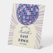 レトロ70s Groovy最後のディスコバチェロレッテへようこそ 台座サイン (正面)