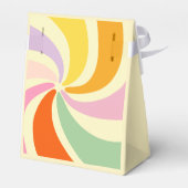 レトロ70s Groovy Waveフラワーサンキュー フェイバーボックス (裏面サイド)