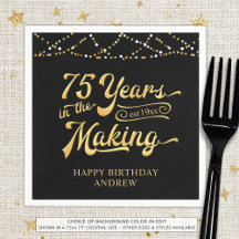 レトロ75誕生日75年メイキング・ライト