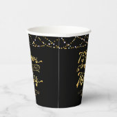 レトロ75誕生日75年メイキング・ライト 紙コップ (右)