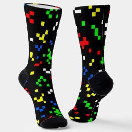 レトロ8ビットビデオゲームのグラフィックパターン ソックス