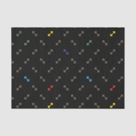 レトロ8ビット体育館の重量パターン 薄葉紙