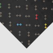 レトロ8ビット体育館の重量パターン 薄葉紙 (詳細)