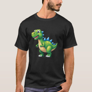 レトロ8ビットTレックスピクセルアートヴィンテージゲーマー恐竜 Tシャツ
