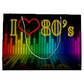 レトロ80のイコライザパーティー ラージペーパーバッグ (裏面)