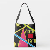 レトロ80のスタイルショルダーバッグ クロスボディバッグ (裏面)