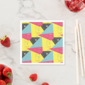 レトロ80のスタイル紙ナプキンス スタンダードカクテルナプキン (インサイチュ)