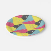 レトロ80のスタイル紙プレート ペーパープレート (アングル)