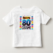 レトロ80のパーティー トドラーTシャツ (正面)
