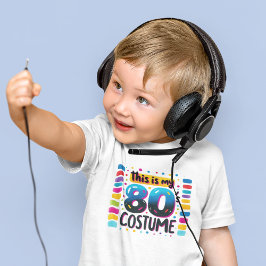 レトロ80のパーティー トドラーTシャツ