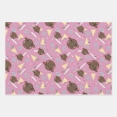 レトロ80のヒッポ ラッピングペーパーシート (正面2)