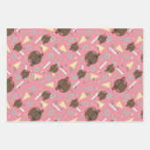 レトロ80のヒッポ ラッピングペーパーシート (正面)