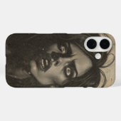 レトロ80の愛想の悪い女性 Case-Mate iPhoneケース (裏面 (横))