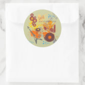 レトロ80の音楽 ラウンドシール (バッグ)