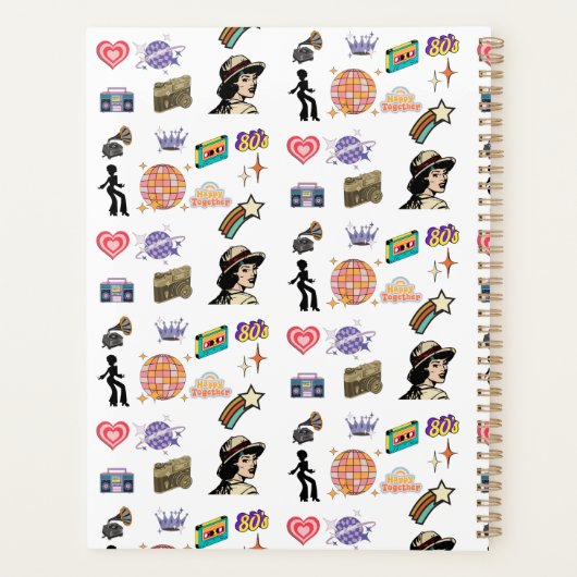 レトロ80のVibesメモリ プランナー手帳 (裏面)