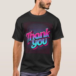レトロ80年代ありがとうメンズ Tシャツ
