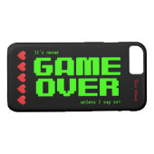 レトロ80年代のコンピュータギーク Case-Mate iPhoneケース (裏面(横))