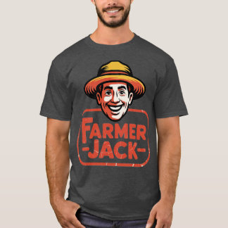 レトロ80年代のファーマージャック オールドスクール ヴィンテージ Tシャツ