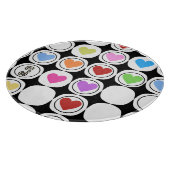 レトロ80年代はっきりした幾何学模様 カッティングボード (角)