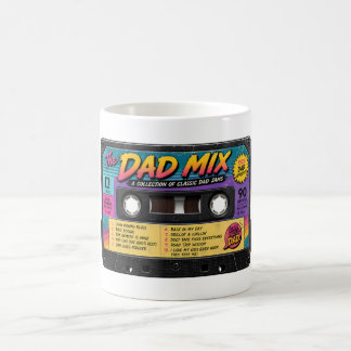 レトロ80年代カセットテープ「The Dad Mix」 コーヒーマグカップ