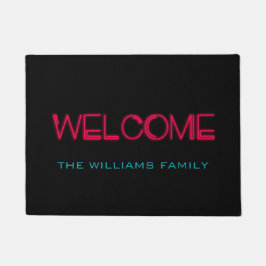 レトロ80年代デザイン ドアマット