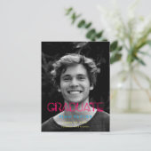 レトロ80年代ネオンライト写真卒業 ポストカード (スタンド正面)