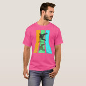 レトロ80年代ビンテージスタイルパルクール Tシャツ (正面フル)